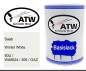 Preview: Saab, Winter White, 50U / WA8624 / 306 / GAZ: 500ml Lackdose, von ATW Autoteile West.